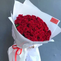 Bouquet of 51 red roses
