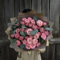 Monobouquet of peony spray roses Madame Bombastic